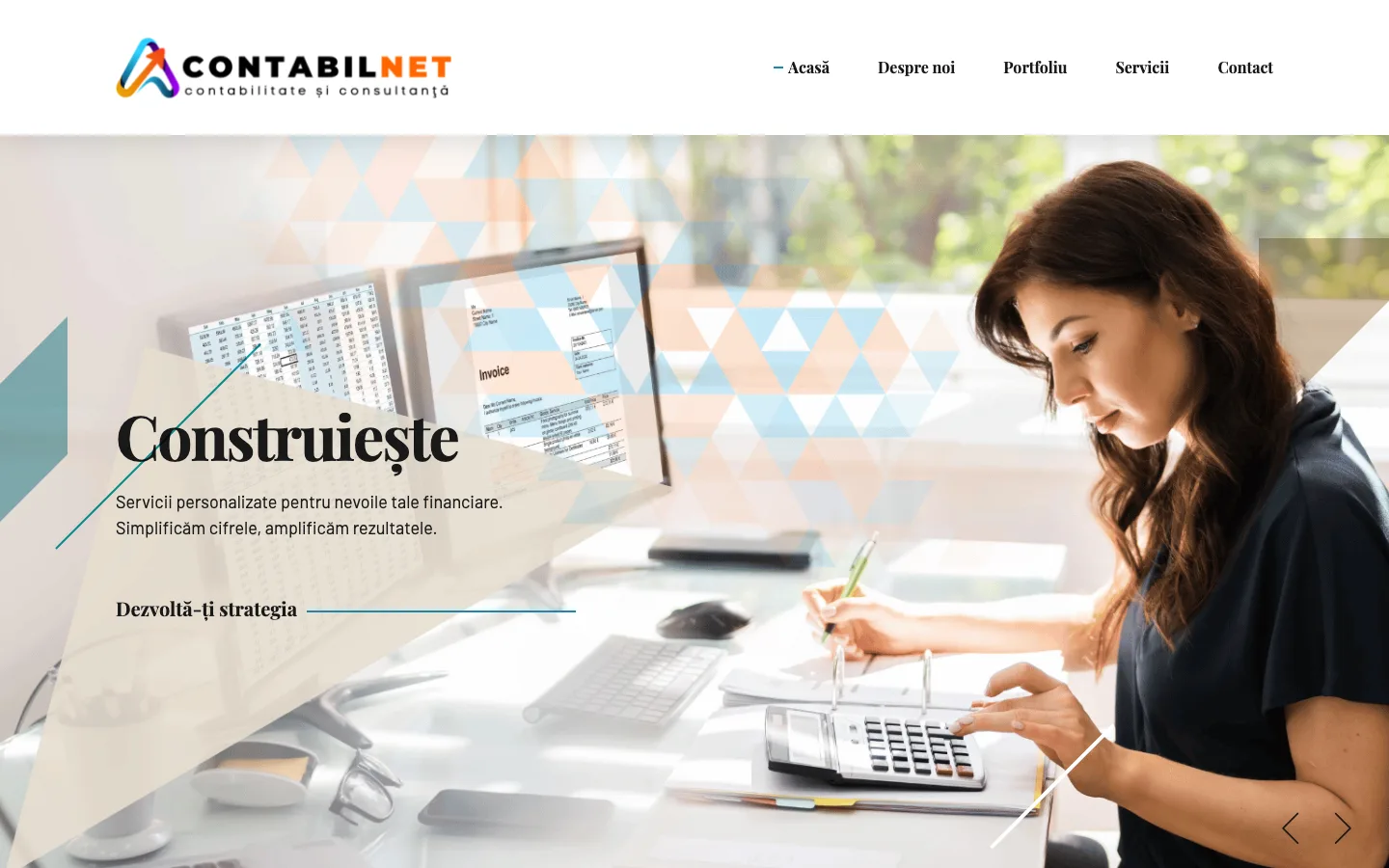 Contabil Net: Site pentru firmă de contabilitate și consultanță financiară